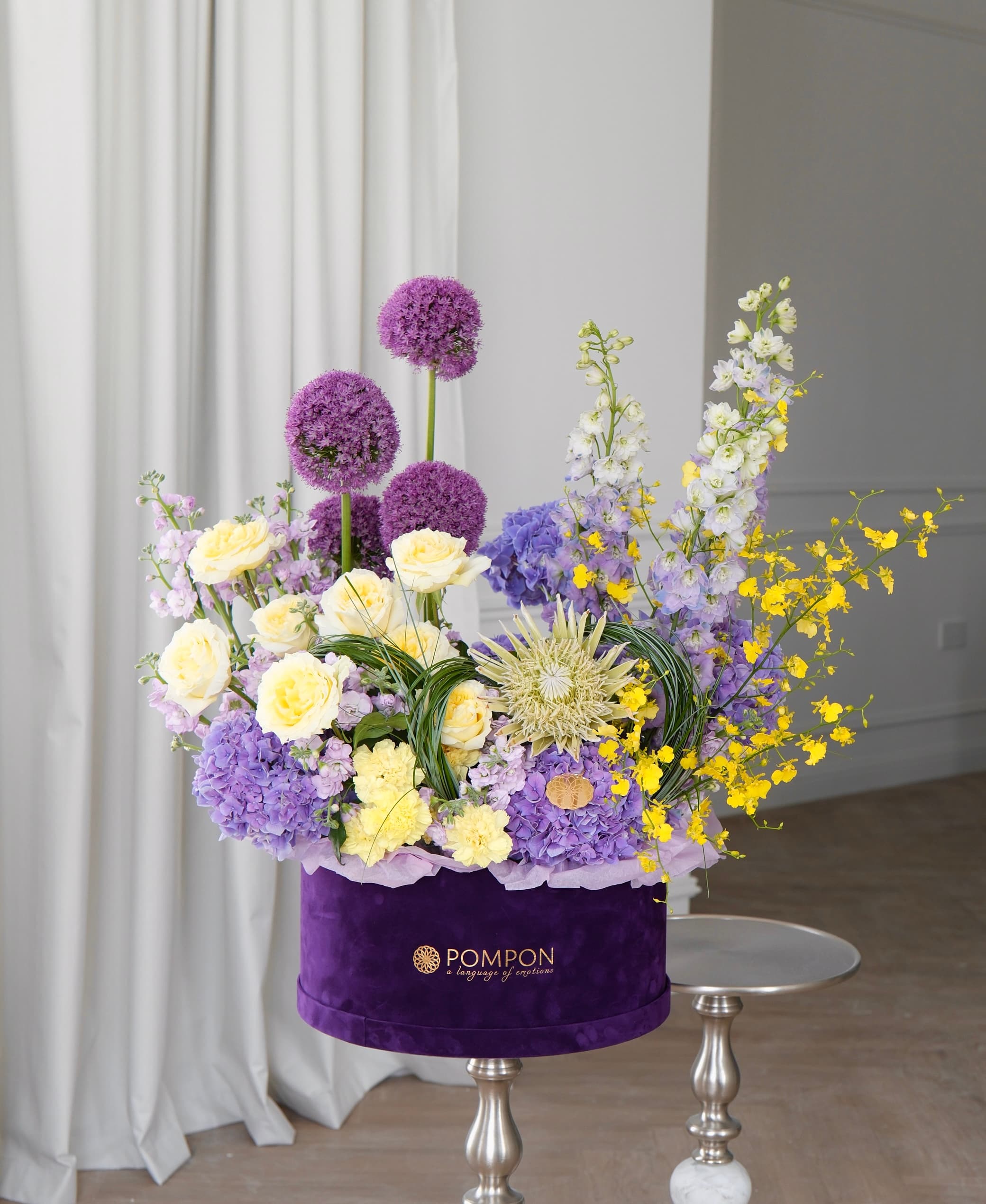 Violet & Yellow Bouquet